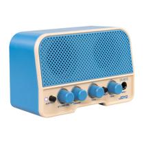 Amplificador de guitarra JOYO Combo Bluetooth 5W Recarregando pequeno mini fone de ouvido Practice Amplificador de guitarra com canais Clean & Overdrive (azul JA-02 II)