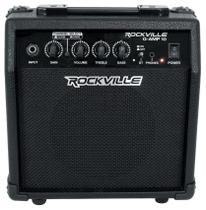 Amplificador de guitarra Rockville G-AMP 10W Bluetooth Alto-falante de 6 polegadas