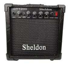 Amplificador de guitarra sheldon gt1200 15 wrms preto