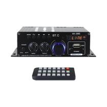Amplificador De Karaokê De Áudio Hifi Bluetooth 800w 2 Canais Home Theater Entrada Usb Sd Aux Ak380 - meterk