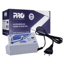 Amplificador De Linha Vhf Uhf Hdtv Tv Digital 30db Pqal-3000 - Proeletronic Amplificador De Linha Vhf Uhf Hdtv Tv Digital 30db Pqal-3000 - Proeletronic