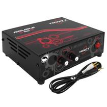 Amplificador de Mesa Trinity Double 50 100W RMS 2 Canais - Ideal Para Som de Igrejas Lojas Casa