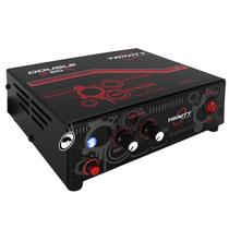 Amplificador de Mesa Trinity Double 50 com Bluetooth 100W RMS 2 Canais - Ideal Para Som de Igrejas Lojas Casa