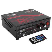 Amplificador de Mesa Trinity Double 50 Com Bluetooth Entrada USB 100W RMS 2 Canais
