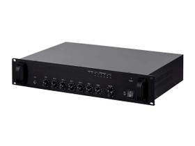 Amplificador de mistura Monoprice Commercial Audio 60W 5 canais 100/70V Amplificador de mistura Monoprice Commercial Audio 60W 5 canais 100/70V