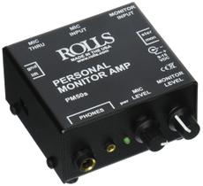 Amplificador de monitor pessoal Rolls PM50s, preto
