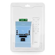 Amplificador de Parede Frahm Slim Wall Som Ambiente Azul USB Bluetooth