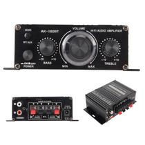 Amplificador de potência ASHATA Bluetooth 5.0 20W x 2 12V Alumínio Amplificador de potência ASHATA Bluetooth 5.0 20W x 2 12V Alumínio