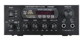 Amplificador De Potência Bluetooth Profissional Csr 550bt