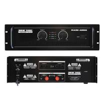 Amplificador de Potência Mark Áudio MK2400 De 400 Watts RMS Amplificador de Potência Mark Áudio MK2400 De 400 Watts RMS