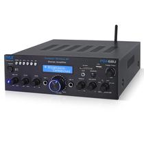 Amplificador de potência Pyle PDA6BU.5 200W Bluetooth com USB SD AUX