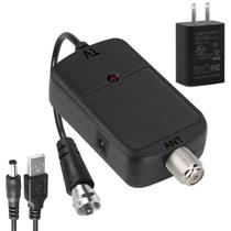Amplificador de sinal de antena de TV GONNLLYY 24db Amplificador de sinal de antena de TV GONNLLYY 24db
