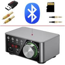 Amplificador de Som Ambiente Bluetooth 5.0 Áudio USB Pendrive
