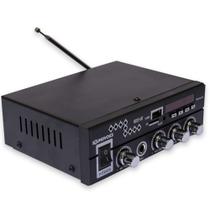 Amplificador De Som Ambiente Receiver Compacto Rc01bt - Soundvoice
