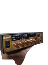 amplificador de som, bluetooth, fm, usb, bivolt LE 705 - LELONG