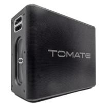 Amplificador de som bluetooth rgb 100w tomate mts-8006 c/ 2 microfones