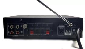Amplificador De Som Com Áudio Bluetooth Karaoke Mp3 Usb - Lelong