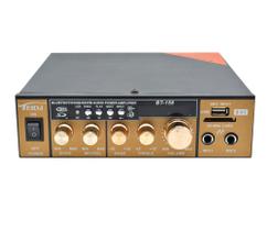 Amplificador De Som Com Bluetooth Karaoke Fm Usb Mp3 110v Controle 158Bt - WVNGR