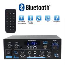Amplificador de Som de Carro Bluetooth AK55 2.0 Canais HiFi Estéreo - Karaoke e Home Theater