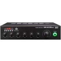 Amplificador de Som Profissional Equipson AMS AML 60 USB MKII Rádio, CD, Leitor USB com Display Bivolt Amplificador de Som Profissional Equipson AMS AML 60 USB MKII Rádio, CD, Leitor USB com Display Bivolt