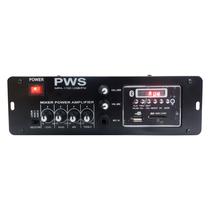 Amplificador de Sonorização de Ambiente 100W MPA-1100 USB/FM - PWS