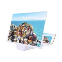 Amplificador De Tela De Celular De 14 Polegadas, Lente De Aumento 3D, Suporte Para Vídeo HD Com Tela