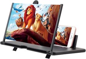 Amplificador de Tela de Telefone Móvel Efeito 3D Tela Grande com Suporte de Mesa TELA de Telefone PRETO Amplificador de Tela de Telefone Móvel Efeito 3D Tela Grande com Suporte de Mesa TELA de Telefone PRETO