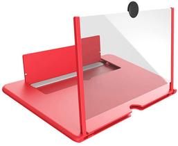 Amplificador de Tela de Telefone Móvel Efeito 3D Tela Grande com Suporte de Mesa VERMELHO Amplificador de Tela de Telefone Móvel Efeito 3D Tela Grande com Suporte de Mesa VERMELHO