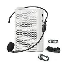 Amplificador de Voz Bluetooth SHIDU 10 W, Recarregável, Microfone UHF
