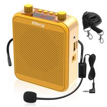 Amplificador de voz Giecy G300 30W 2800mAh recarregável amarelo