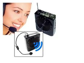 Amplificador de Voz Megafone com Microfone e Rádio FM para Professores