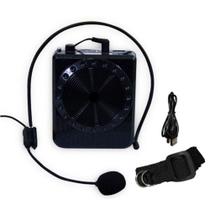 Amplificador de Voz Megafone com Microfone e Rádio FM para Professores K150 - Exbom