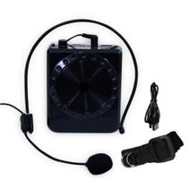 Amplificador de Voz Megafone com Microfone e Rádio FM para Professores K150