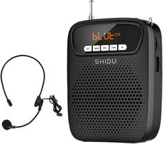 Amplificador de voz portátil Bluetooth de 15 W com microfone com fio Amplificador de voz portátil Bluetooth de 15 W com microfone com fio