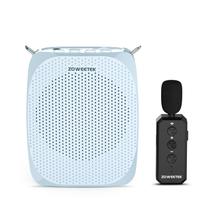 Amplificador de Voz Sem Fio ZOWEETEK com Microfone Lapela, Microfone para Professores com Caixa de Som, Amplificador de Lapela Sem Fio, Mini Amplificador de Voz para Professores, Palestras, Reuniões, Yoga, Streaming, Novo 2025