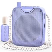 Amplificador de voz SHIDU 35W com microfone de lapela sem fio