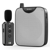 Amplificador de voz SHIDU M500 35W com microfone Bluetooth preto