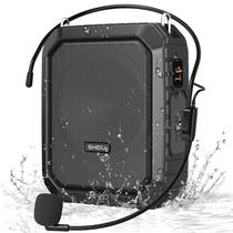 Amplificador de voz SHIDU para professor com microfone, megafone de 18 W