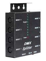 Amplificador Divisor Óptico DMX De 3 Pinos Para Efeitos De Iluminação Em DJ, Disco E Casamentos Amplificador Divisor Óptico DMX De 3 Pinos Para Efeitos De Iluminação Em DJ, Disco E Casamentos