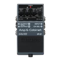Amplificador e gabinete IR Pedal Boss IR-2 com 11 amplificadores