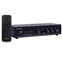 Amplificador Estereo Frahm Slim 1000 G5 Som Ambiente Bluetooth Usb Fm Aux MicroSD 40W RMS Bivolt