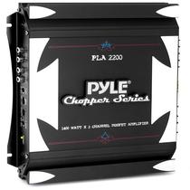 Amplificador estéreo para carro Pyle PLA2200 1400W 2 canais preto Amplificador estéreo para carro Pyle PLA2200 1400W 2 canais preto