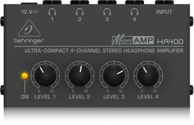 Amplificador fone behringer ha400 powerplay 2 anos garantia