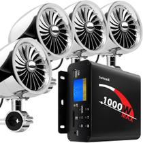 Amplificador GoHawk TJ4-Q 1000W 4 canais com 4 alto-falantes
