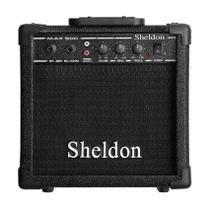 Amplificador Guitarra Violão Multiuso Sheldon MAX500 15W Preto