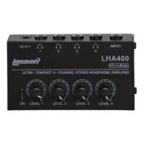 Amplificador lexsen para fone de ouvido 4 canais lha400 Amplificador lexsen para fone de ouvido 4 canais lha400