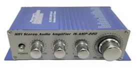 Amplificador Mini 02ch USB 12Volts IS-AMP-220
