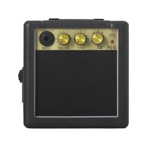 Amplificador Mini Preto Para Guitarra Portátil Alto-falante Para Guitarra Acústica E Elétrica