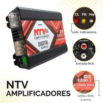 Amplificador Módulo de Som Automotivo 1.200 wrms DS 1200.1