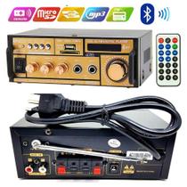 Amplificador Modulo Rádio FM, MP3 , Bluetooth Estéreo Potência 120W BT118 - Jiaxi